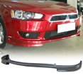 thumbnail image 3 of Ikon Motorsports Compatible with 08-15 10 Lancer Sedan 4Dr Front Bumper Lip Spoiler Body Kits PU Polyurethane, 3 of 3