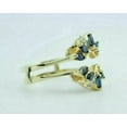 thumbnail image 3 of 2Ct Marquise Cut Lab Created Blue Sapphire Wedding Enhancer Ring 14k Yellow Gold Plated, 3 of 4
