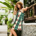 thumbnail image 2 of KLL Christmas Snowflakes Plaid Pattern Womens Summer Dresses 2025,Loose Round Neck Sleeveless Sundresses Tank Dresses with Pockets, 2 of 7
