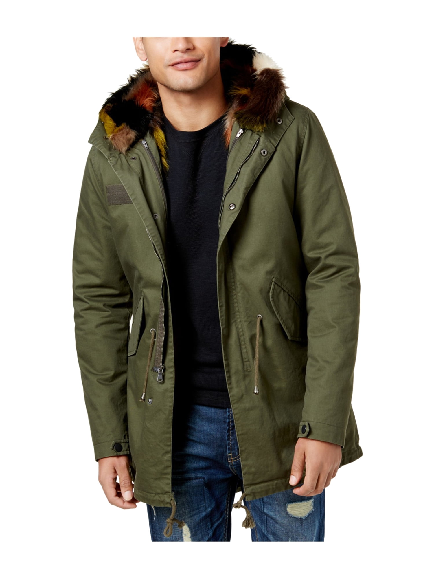 mens lined parka