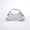 Silvery, variant on Luxury Handbags For Women Metallic Chain Crossbody Bag Acrylic Clip Bag Elegant Evening Party Wallet Mesh Trapezoidal Handbag