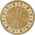 thumbnail image 4 of SAFAVIEH Lyndhurst Manuel Traditional Border Area Rug, Green/Ivory, 6'7" x 6'7" Square, 4 of 6