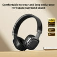thumbnail image 4 of Wireless Headsets with Microphone - 55+ Playtime PC Bluetooth Headset and Multipoint Connect to Laptop Computer and Mobile - Wired or Wireless (Bluetooth or USB Dongle) Headphones, 4 of 7
