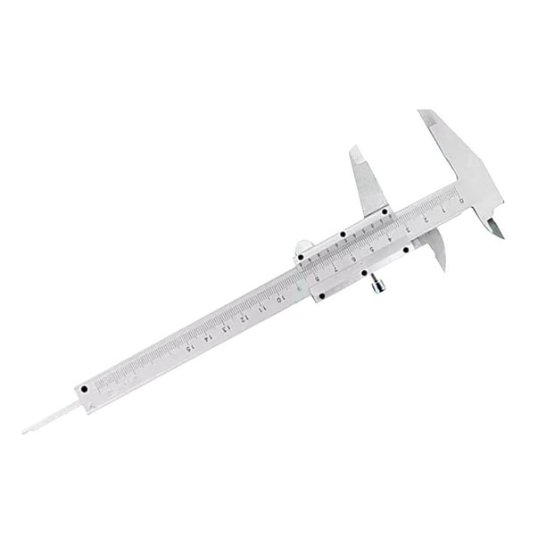 Calibrador Vernier NikouMX Herramienta de Calibrador a Vernier de carbono 0 a 150 mm Funcionalidad versátil