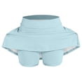 thumbnail image 3 of Ruyang Kids Yoga Sport Skirts Solid Stretchy Soft Tiered Mini Skirts Summer Outdoor Tennis Athletic Biker Short Dresses, 3 of 4