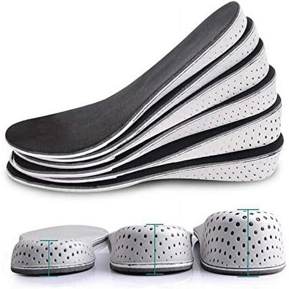 Full-length 2 cm high memory foam sole, increased height invisible heel-raising insole