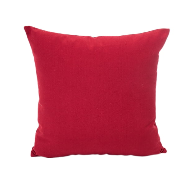 Fundas de cojín Throw Cojín Funda de almohada de lona de algodón para sofá cama, silla, decoración del hogar, liso, 45 x 45 cm Jumpingount JJ15690-03