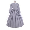 thumbnail image 5 of Victorian Era Dickens Ball Gown Civil War Plaid Dress Sweet Fresh Style Womens Historical Reenactment Apparel Ready to Ship, 5 of 25