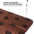 thumbnail image 4 of Almohadilla lavable para orinar de perro, absorbente, impermeable, reutilizable, almohadillas de entrenamiento para perros, gatos, mascotas, marrón oscuro, 4 of 12