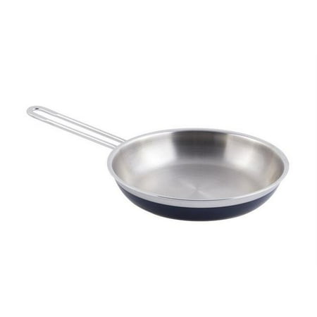 

10.12 x 1.87 in.Classic Country French Collection Saute 1 quart Pan & Skillet Long Handle No Cover Cobalt Blue - 20 oz