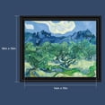 thumbnail image 2 of Olive Trees By Vincent Van Gogh Framed Wall Art Print for Home decor, 11x14, 2438, 2 of 7