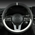thumbnail image 2 of RKZDSR Car Steering Wheel Cover Protector Without Inner Ring Non-slip Bottom Cloth Four Seasons General Purpose Handle Set Spelling Color, 2 of 9