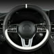 thumbnail image 1 of pstuiky Funda para volante de coche con diamantes de cuero general antideslizante moderna y bonita., 1 of 7