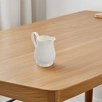 Masteelf Small Syrup Pitcher Coffee Creamer Pitcher Small Porcelain Creamer Pitcher Creamer Dispenser White Ceramic Pitcher For Coffee Tea Milk Sauce With Handle 280ml