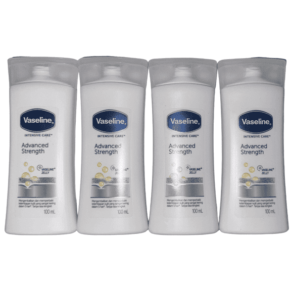 4 Pack Vaseline Intensive Care Advanced Strength Body Lotion (100 ml)
