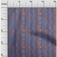 thumbnail image 2 of oneOone Cotton Jersey Blue Fabric African Wavy Stripes Craft Projects Decor Fabric Printed By The Yard 58 Inch Wide, 2 of 4