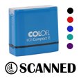 thumbnail image 2 of Printtoo Scanned Self Inking Rubber Stamp Pre-Inked Office Stamp- Home Office Business Stationery, Black- 42 x 9 mm, 2 of 7