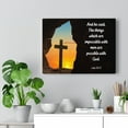 thumbnail image 6 of Scripture Walls  Possible With God Luke 18:27 Bible Verse Canvas Christian Wall Art Ready to Hang Unframed, 6 of 16