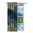 thumbnail image 2 of MKHERT Mandala Blackout Window Curtain Drapes Bedroom Living Room Kitchen Curtains 52x84 inch, 2 of 2