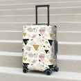 thumbnail image 3 of Wukai Geometric Triangle Elastic Luggage Cover: Personalized Protection for Your Suitcase - Fits 19~29-inch, Washable & Durable Travel Companion-X-Large, 3 of 8