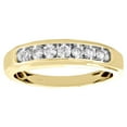 thumbnail image 2 of New Mens 10K Yellow Gold Round Cut Diamond Ring Engagement Wedding Band 1/2 ct., 2 of 5