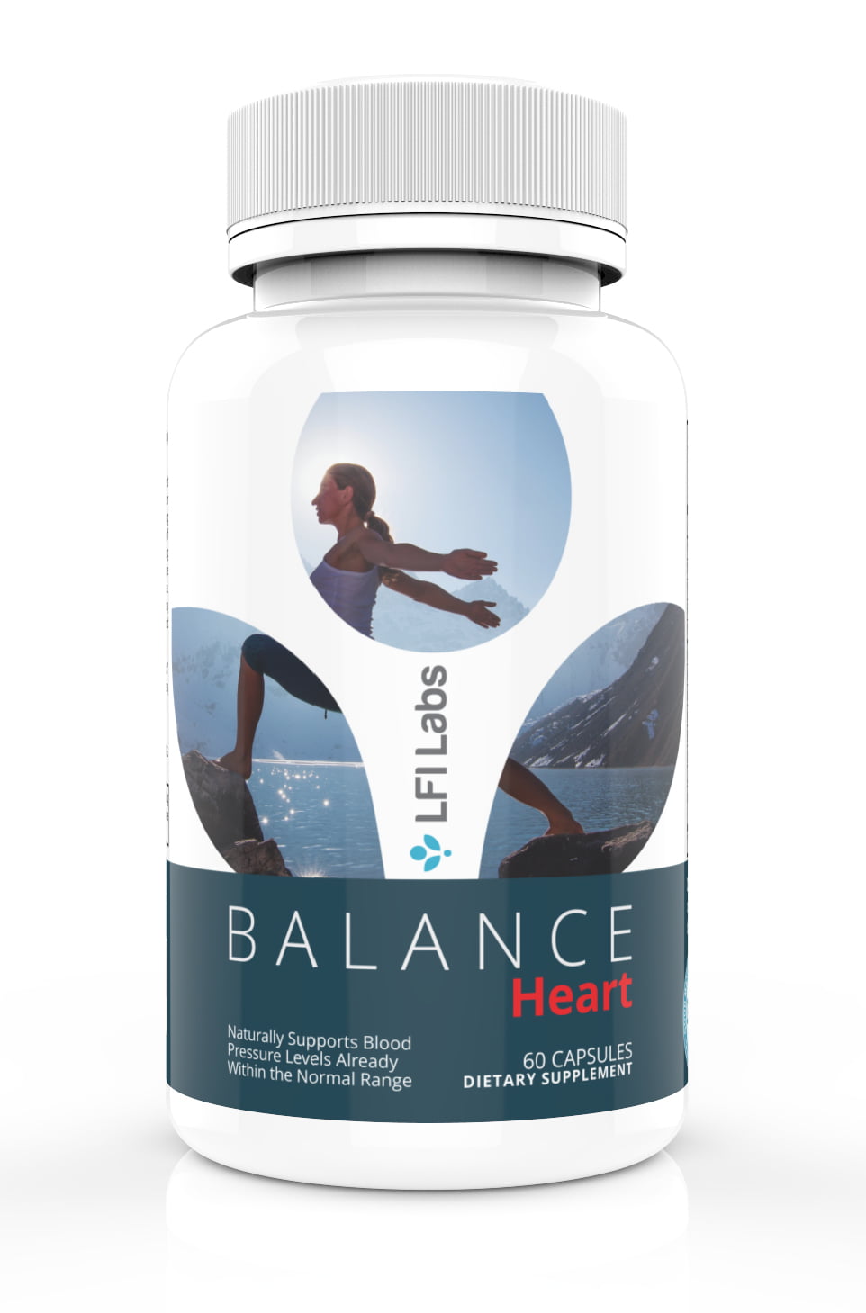 Lfi Balance Heart Heart Health Blood Pressure Supplement With Natural Herbs B Complex Vitamin C Folic Acid More Walmartcom