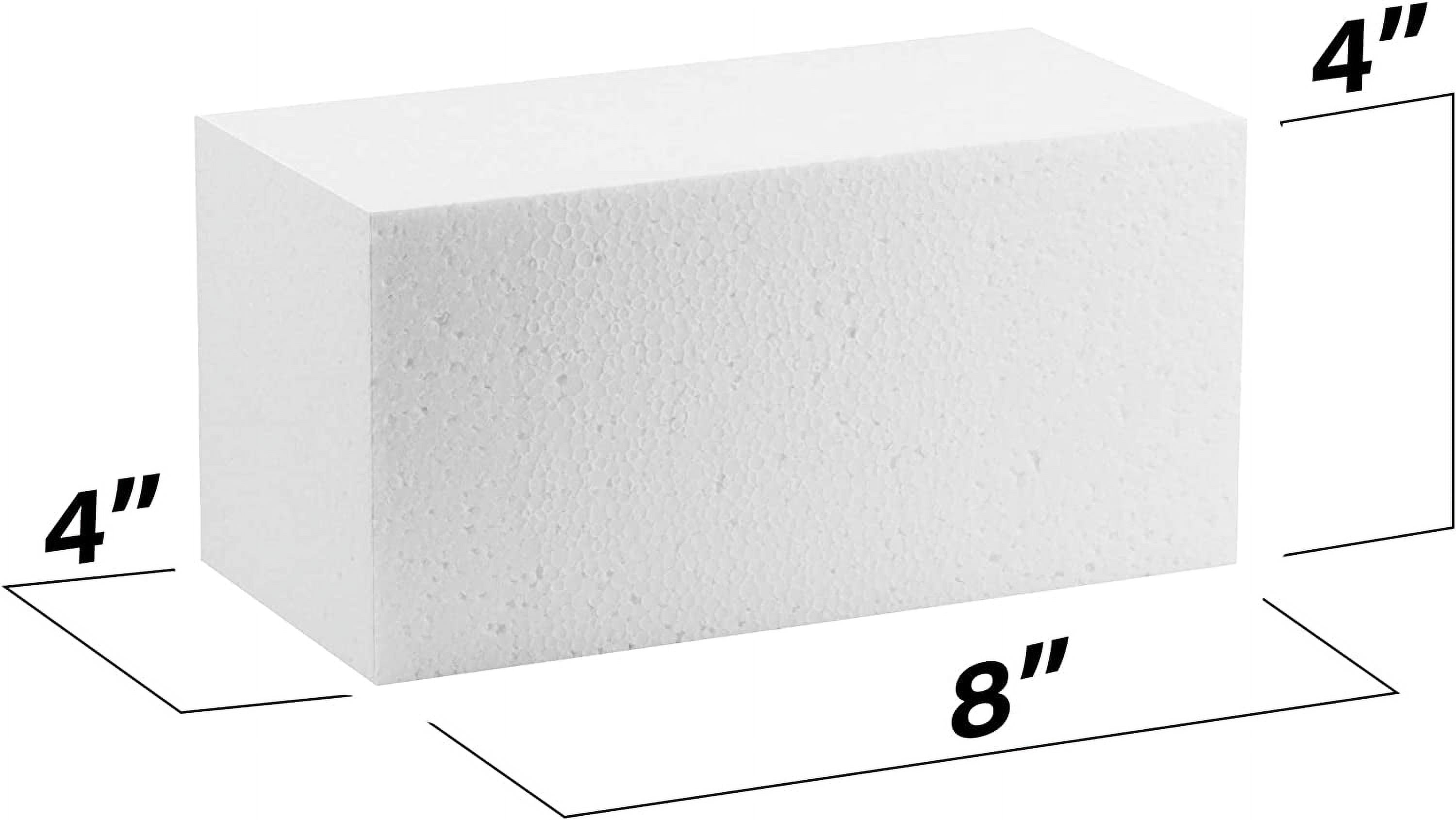 Buy Styrofoam Blocks, 6-Count Smooth Polystyrene Foam Blocks for Crafts, 4  x 4 x 4 Inches Online at desertcartIreland