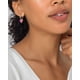 thumbnail image 3 of Aretes Huggie de Corazón Ari en Oro con Drusa Iridiscente, 3 of 4