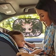 thumbnail image 2 of Yuyamidu Cherry Blossom Rear Window Sun Shade for Car Baby 2 Pack Axolotl Sun Shade Blocker Breathable Car Rear Side Window Shade Sunshade for SUV Van Baby Auto Accessories for Back Seat, 2 of 7