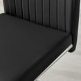 thumbnail image 6 of 2x Lorenzo Black Faux Leather Chrome Dining Chairs, 6 of 6