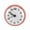 Red, variant on Xirurus Waterproof Wall Clock for Bathroom, Kitchen, Mirror, or Shower. 2.8 Inches / 7 cm Suction Cup Timepiece with Battery Operated Analog Display for Convenient Time Management in Green.