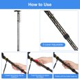 thumbnail image 3 of SupreGear Adjustable Folding Cane with T-Handle, 5 Height Levels, Leopard, Stability Strap, 3 of 7