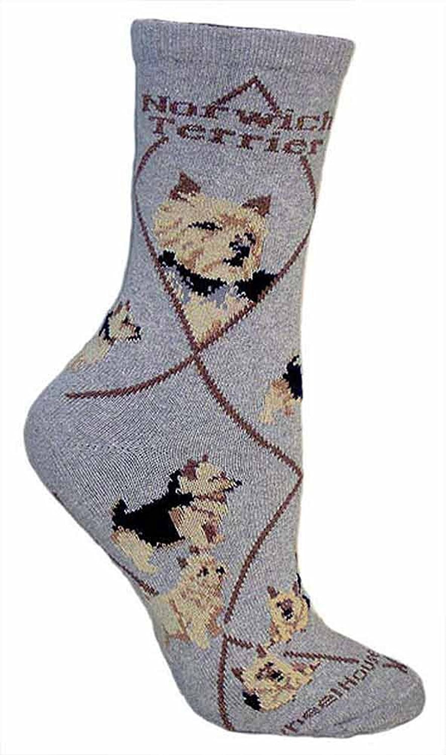 American Bulldog Dog Breed Gray Lightweight Stretch Cotton Adult Socks 