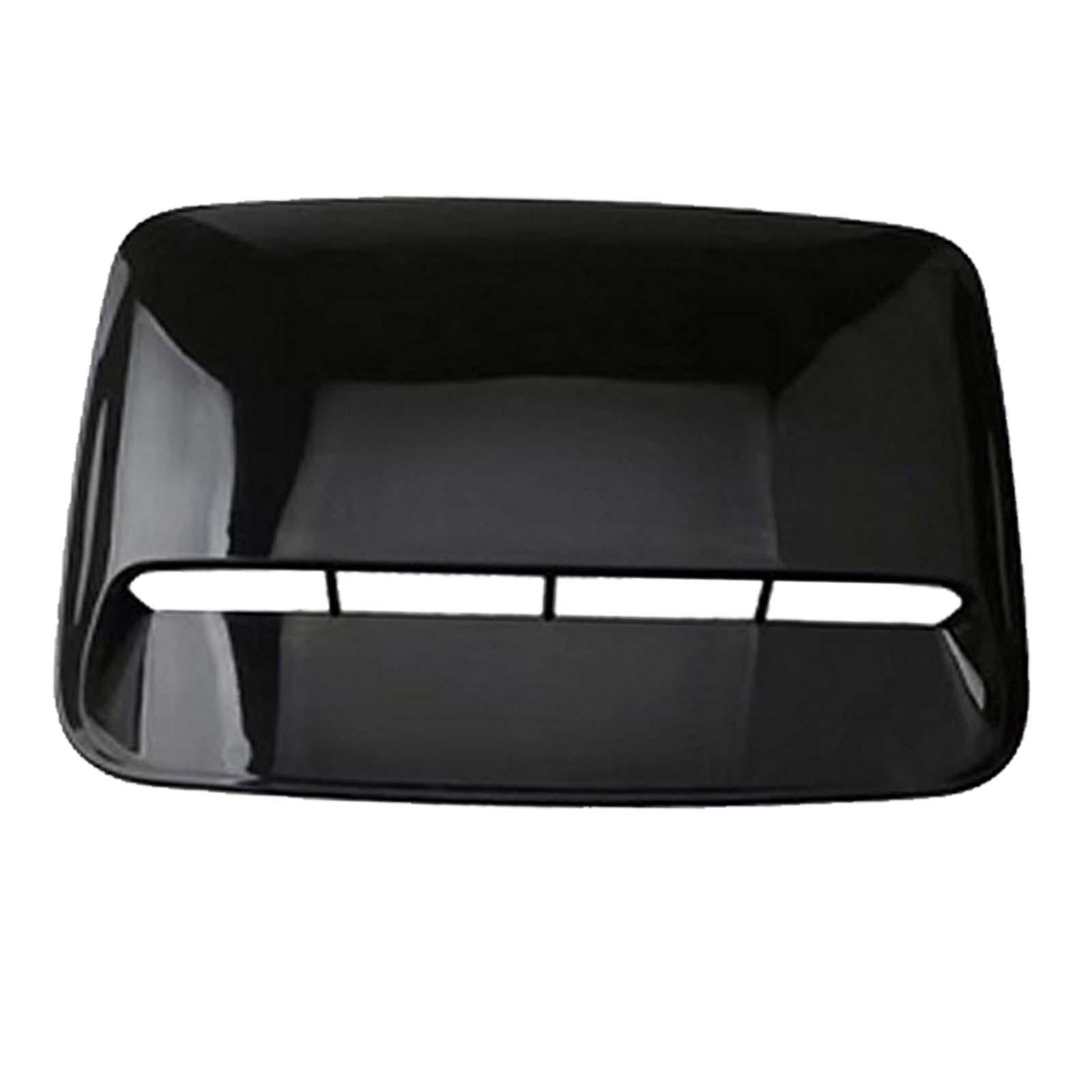 Nishiyuenyi Hood Body Air Decorative Intake Replaces Car Hood Vent for Car Modification Gloss Black