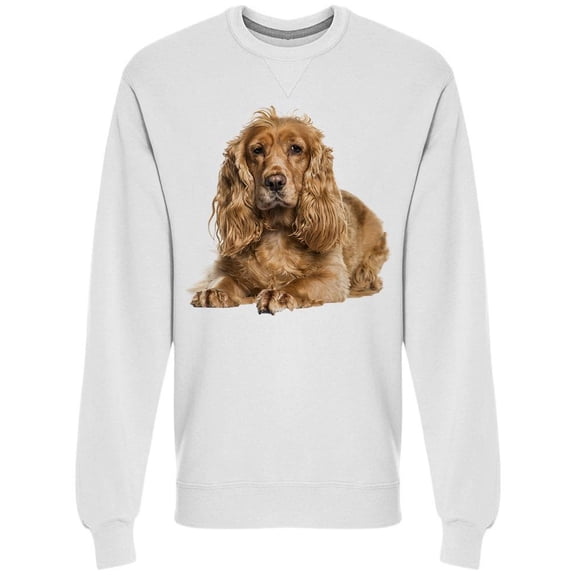 Tired English Cocker  Sweatshirt Men -Image by Shutterstock, Male x-Large
