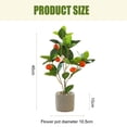 thumbnail image 2 of Flores artificiales en macetas de frutas, adornos artificiales creativos para decoración del hogar, plantas verdes, 2 of 5
