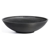 Pots Planters Product Image Veradek Lane Bowl Round Planter Black 24 In