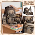 thumbnail image 4 of AHMOMEI 4 Pieces Backpack Set, Casual 17.72" Height Daypack Bundle with Lunch Bag, Pencil Case & Water Bottle Holder, Trips, Gym & Daily Outdoor Activities, 4 of 8