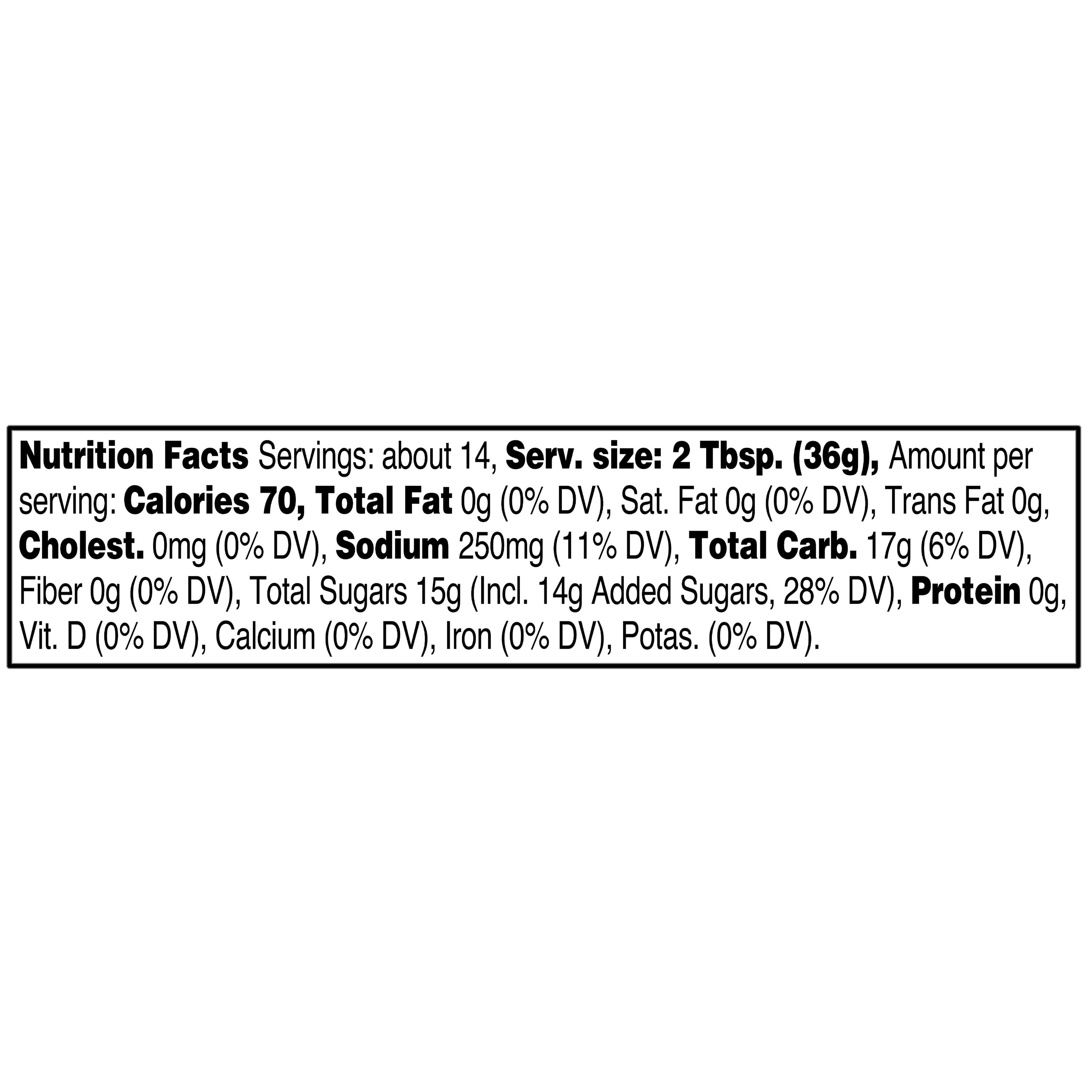 Great Value Original Barbecue Sauce, 18 fl oz
