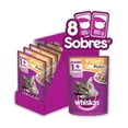 thumbnail image 3 of Whiskas 8 Sobres Sabor Filets Pollo 85g Alimento Húmedo Para Gato, 3 of 3