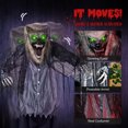 6.9FT Werewolf Halloween Standing Decoration Touch-Activated with LED ...
