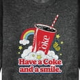 thumbnail image 3 of Coca-Cola - Have A Coke And A Smile - Men's Crew Neck Fleece Pullover, 3 of 5