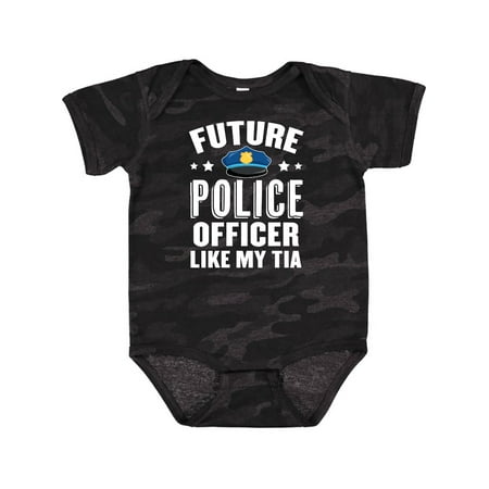 

Inktastic Future Police Officer Like My Tia Gift Baby Boy or Baby Girl Bodysuit