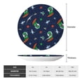 thumbnail image 2 of Kdxio Dinosaur Astronaut Bone China Decorative Plate Ceramic Decorative Plate for Home Office Wall Stand Decorative Plates for Home Bedroom-7in, 2 of 6