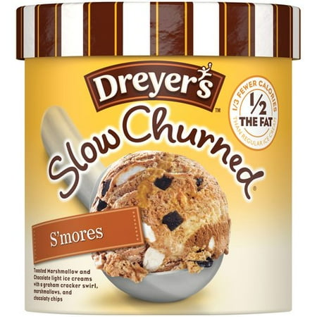 ice cream dreyer walmart churned slow mores light