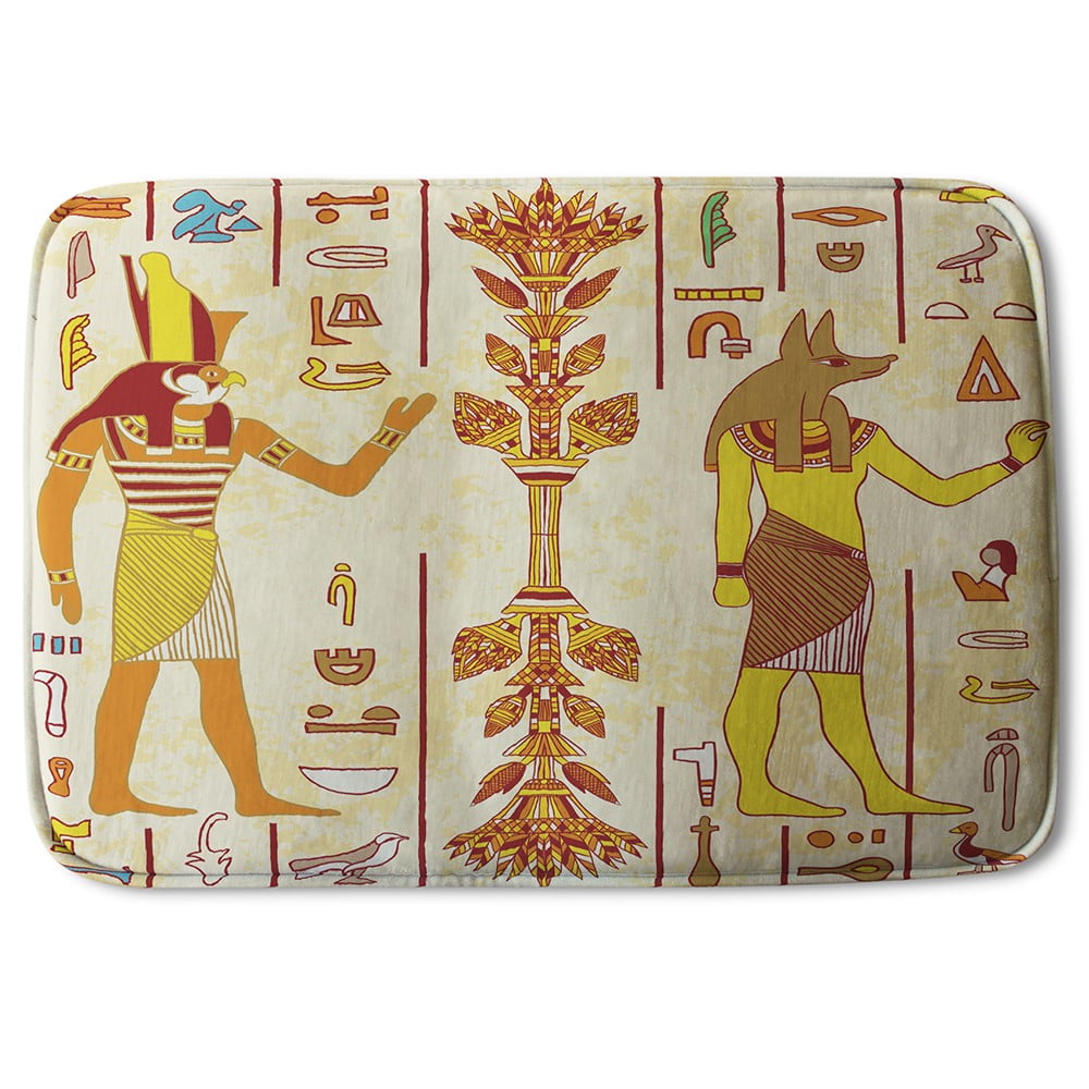 Egyptian Gods & Ancient Egyptian Hieroglyphs (Bath Mat)