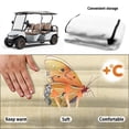 thumbnail image 6 of XYZCANDO Floral Butterfly Golf Cart Seat Cover With 4 Storage Pockets - Universal Non-Slip Washable Towel Protector for 2-Seat Golf Carts, 6 of 8