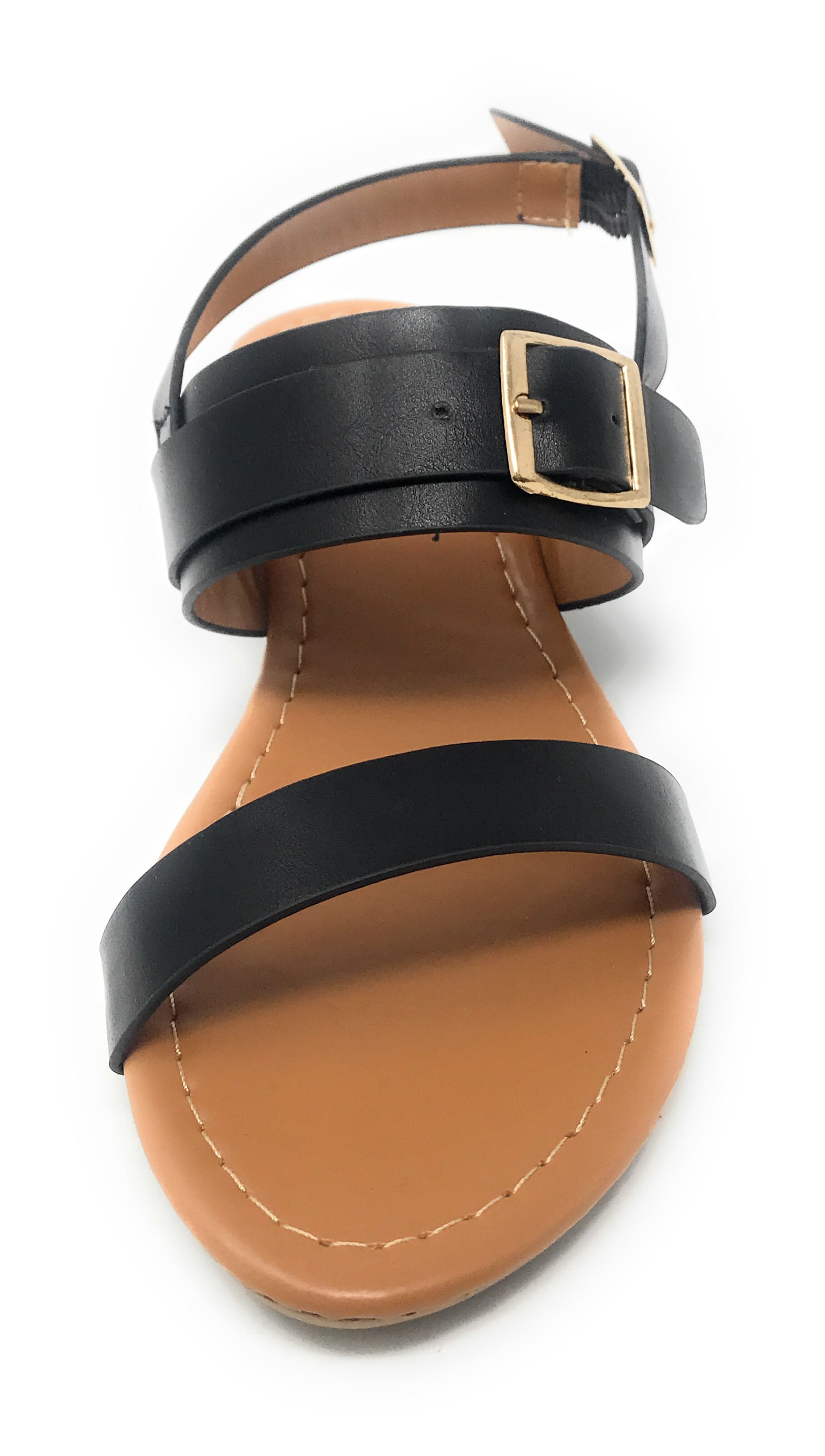 Victoria K Women's Wedge Buckle sandal