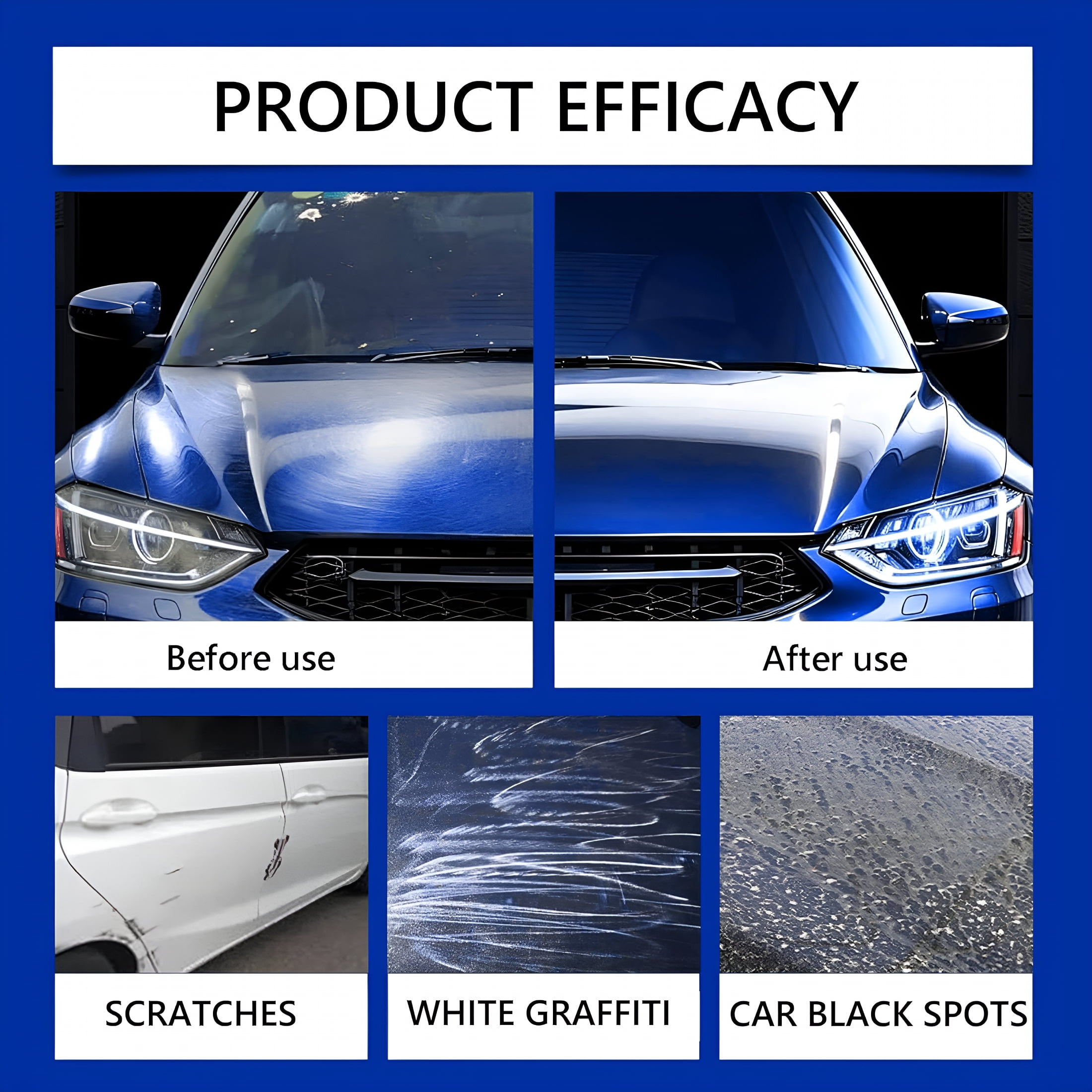 RAGUPEL 2026 New Quick Effect Coating Agent,Car Coating Spray,17.6 Oz Polish Spray Waterless Wash Wax,Spray Wax Polish for Car Scratches(1Pc+Sponge+Cloth)For Car,Suv,Truck,Van(1 Pcs)