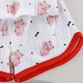 thumbnail image 4 of Toddler Girls'S Short Sleeve T-Shirt And Short Outfit Set Baby Girls Clothes 6-12 Months 12-24 Months 2t 3t 4t 5t 6t 7t Children 3-4 Years, 4 of 7